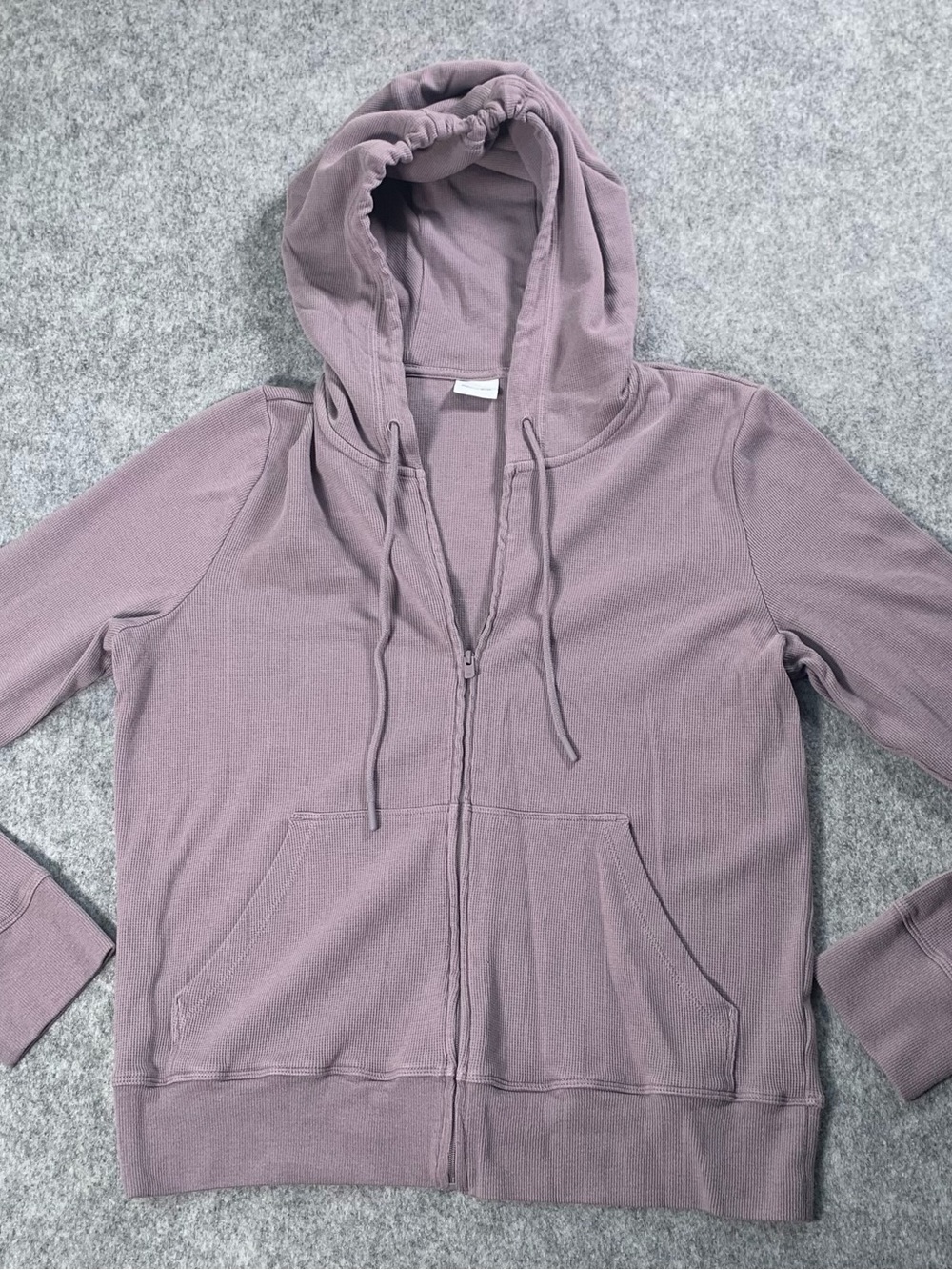 Sunday Best Mauve Zip Front Hoodie
